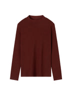 Essential Mock Neck Long Sleeve T-Shirt