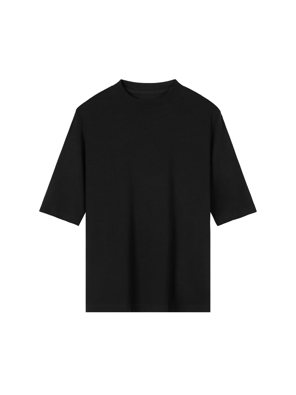 Essential Mock Neck Short Sleeve T-Shirt