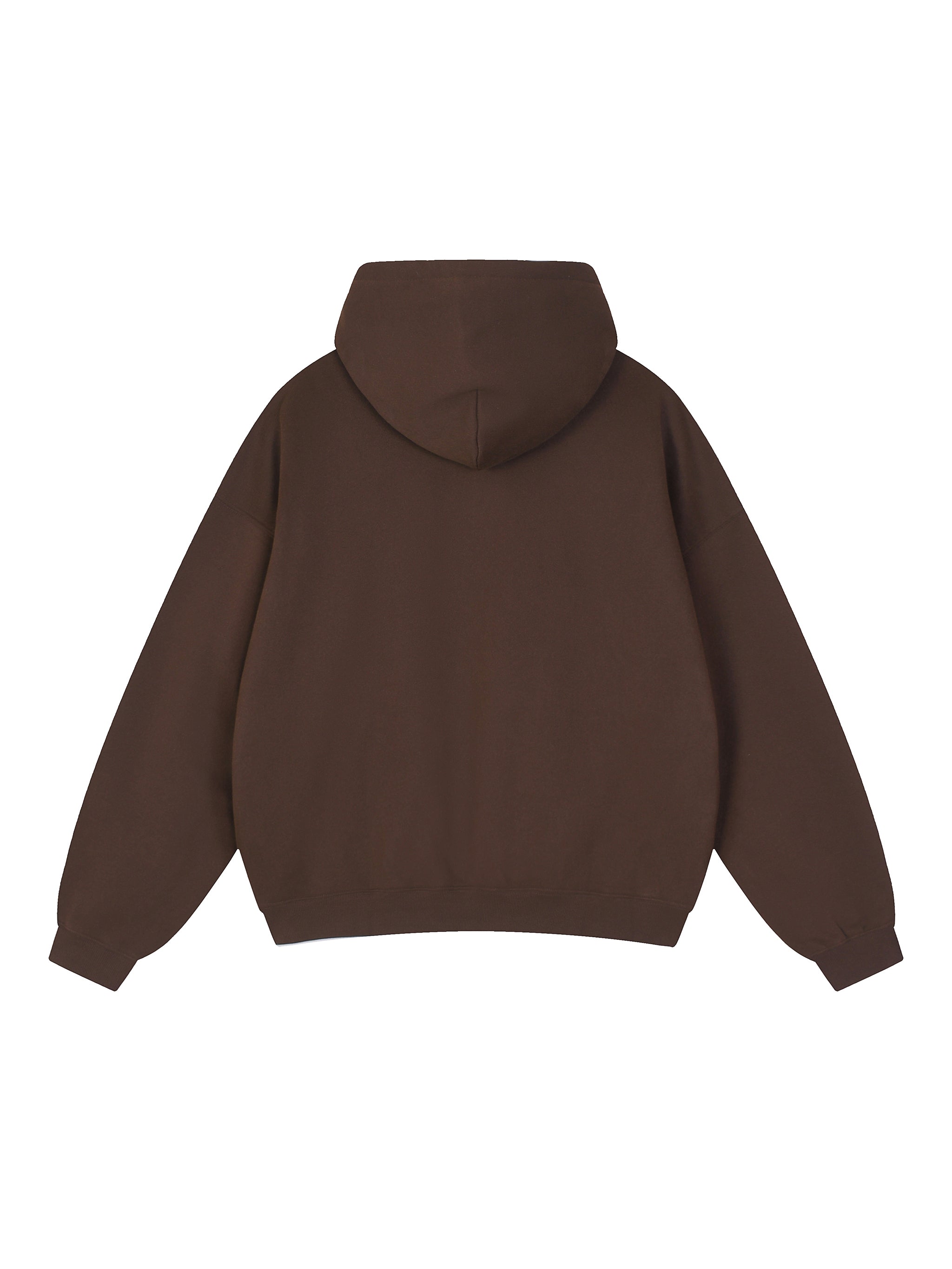 Essential Oversized Boxy Fit Fleece Hoodie