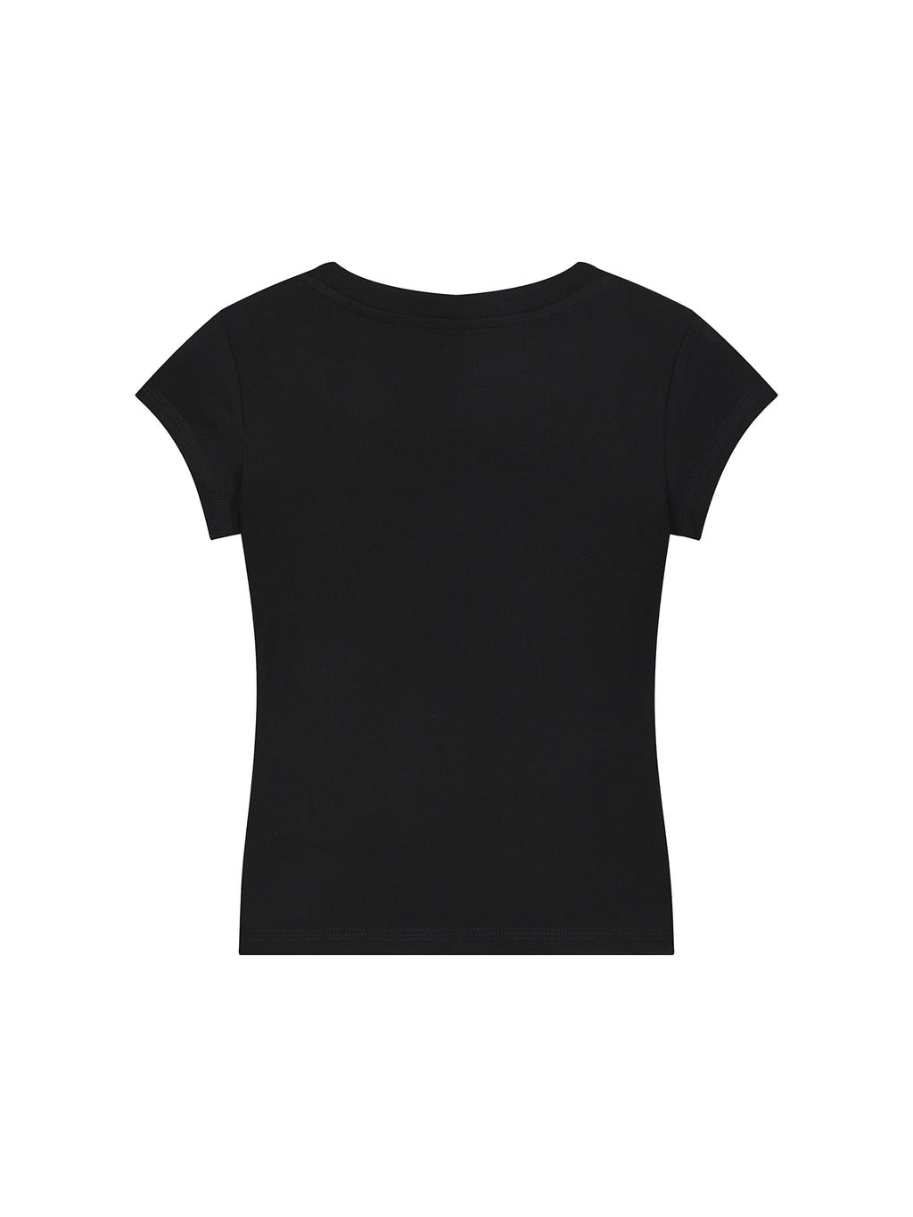 Essential V-Neck Bodycon T-Shirt