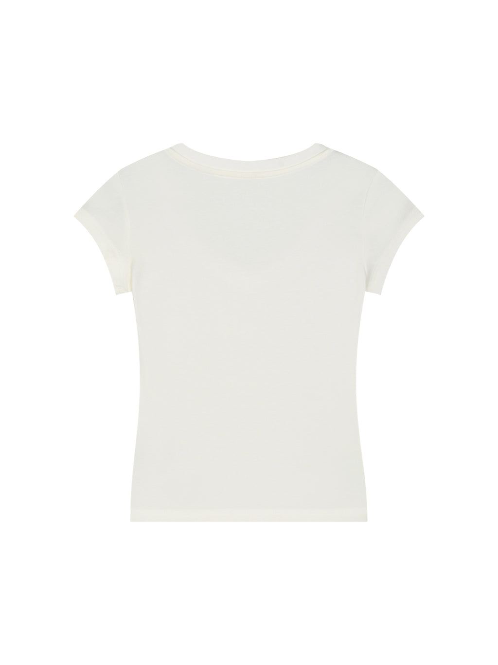 Essential V-Neck Bodycon T-Shirt
