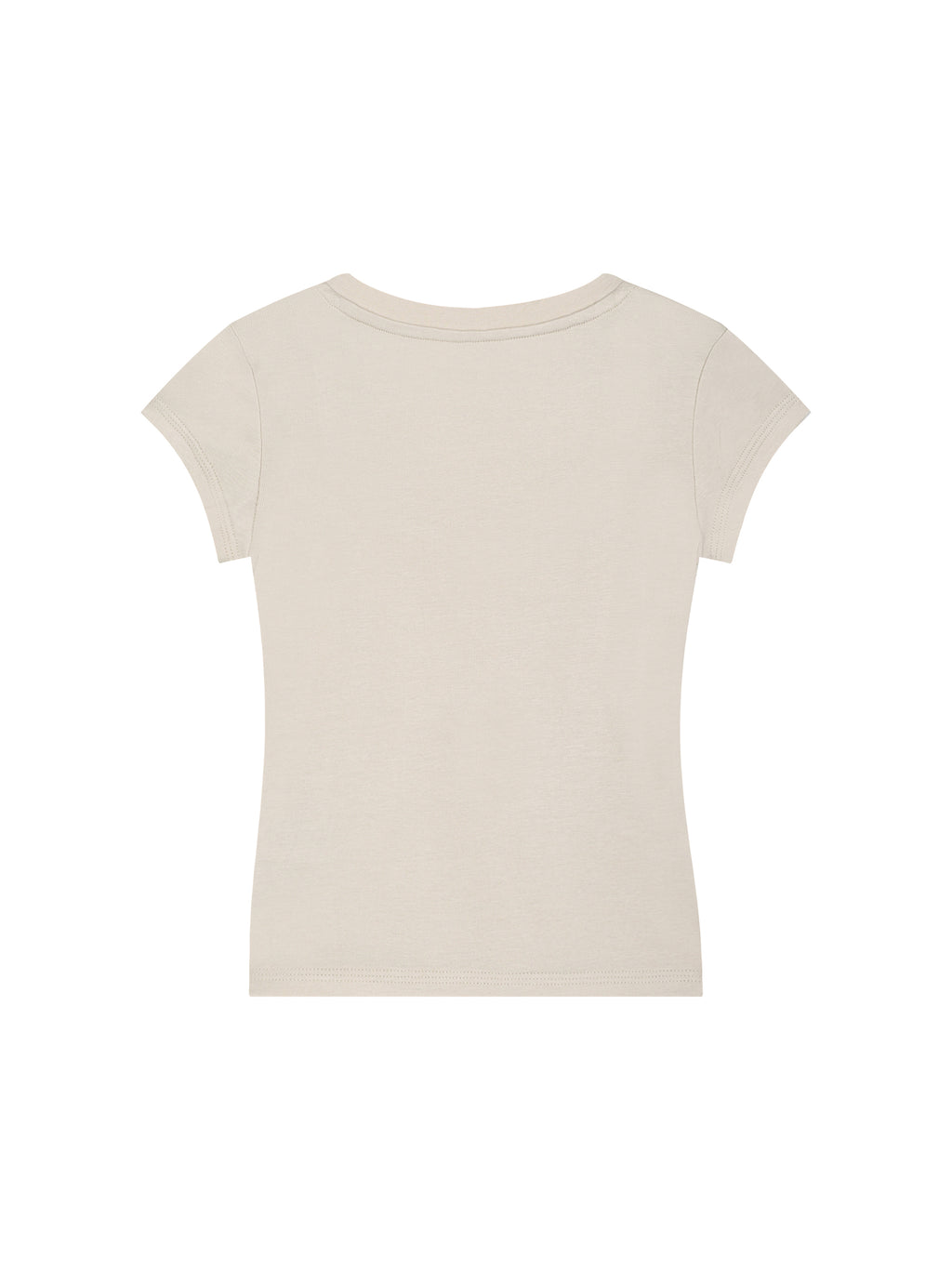 Essential V-Neck Bodycon T-Shirt