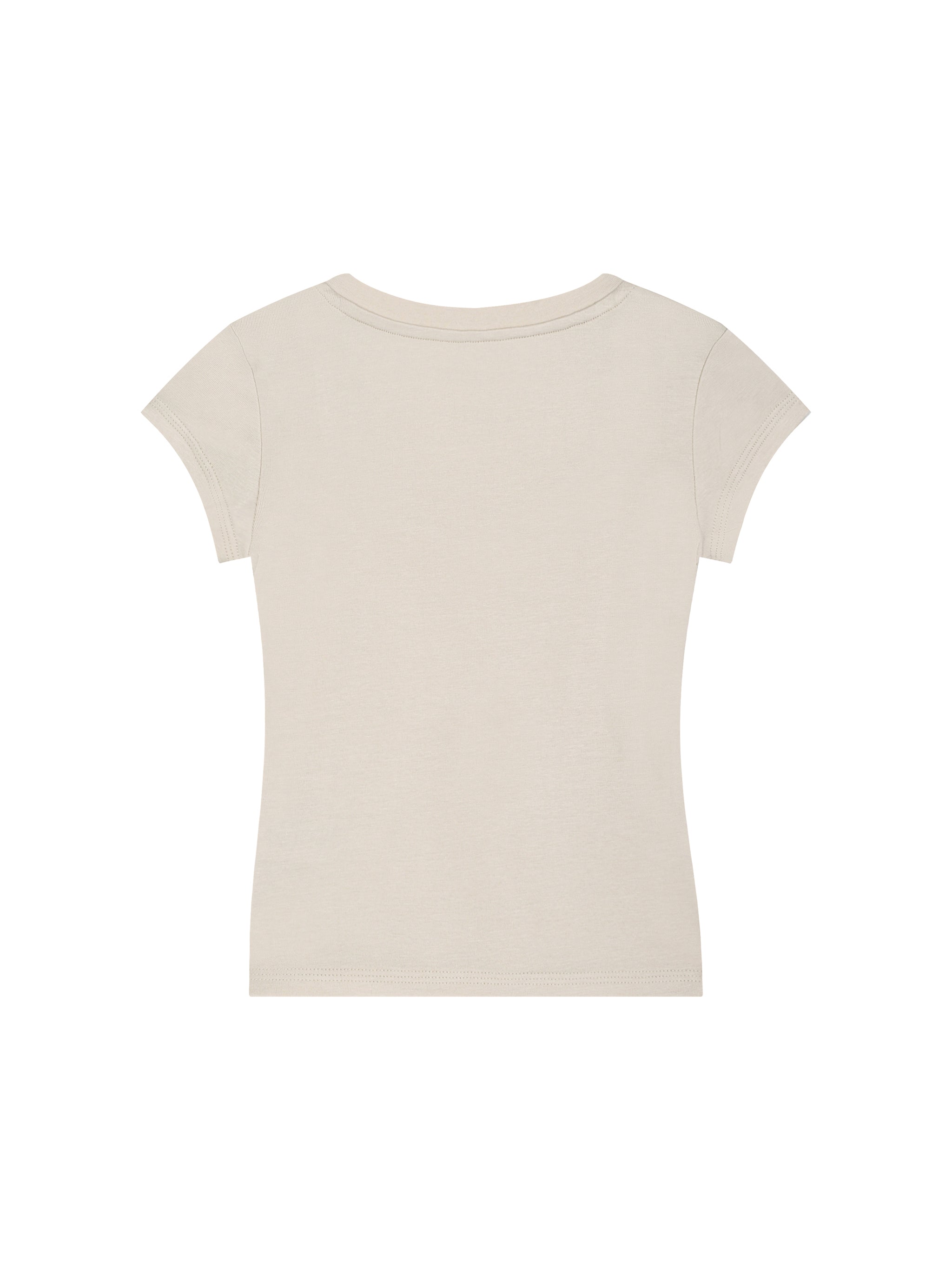 Essential V-Neck Bodycon T-Shirt