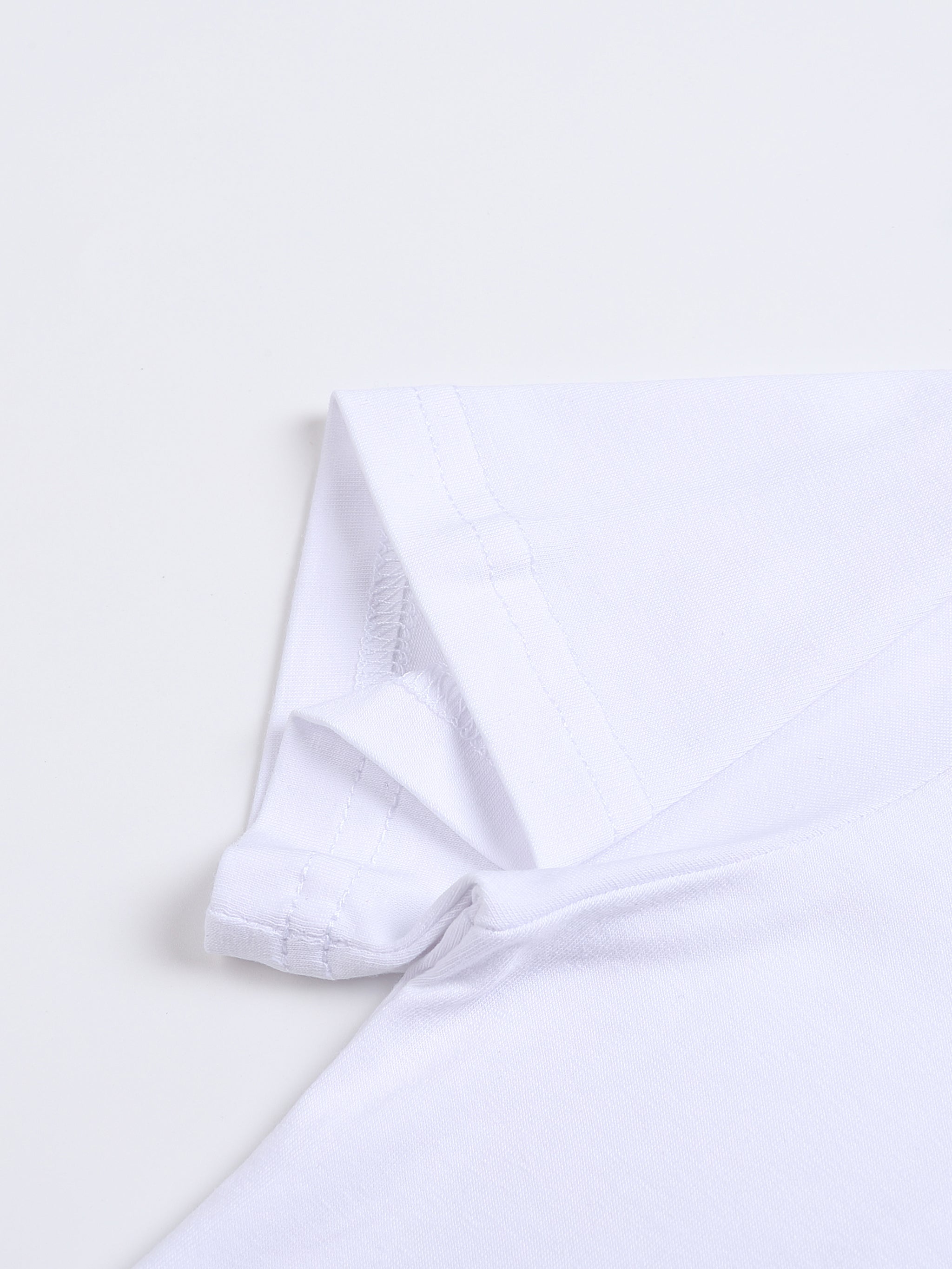 Fitted Crop Cotton T-Shirt