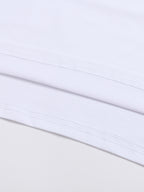 Fitted Crop Cotton T-Shirt
