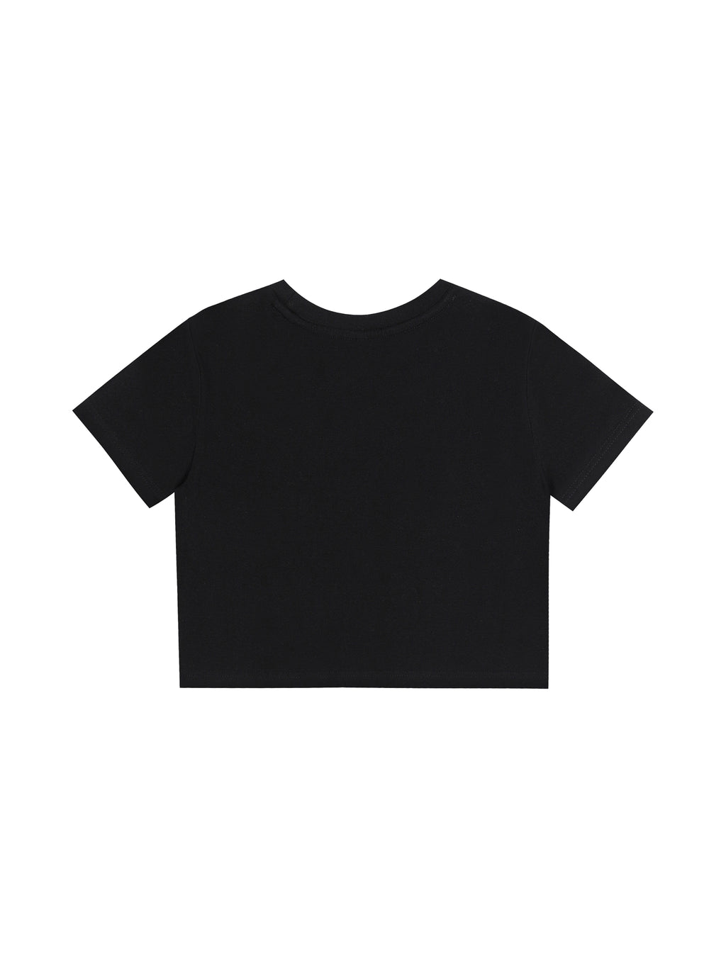 Fitted Crop Cotton T-Shirt