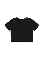 Fitted Crop Cotton T-Shirt