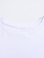 Fitted Crop Cotton T-Shirt