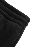 Fleece Drawstring Straight-Leg Sweatpants