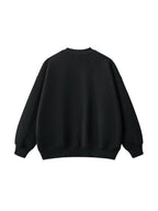 Fleece Side Slit Crewneck Sweatshirt