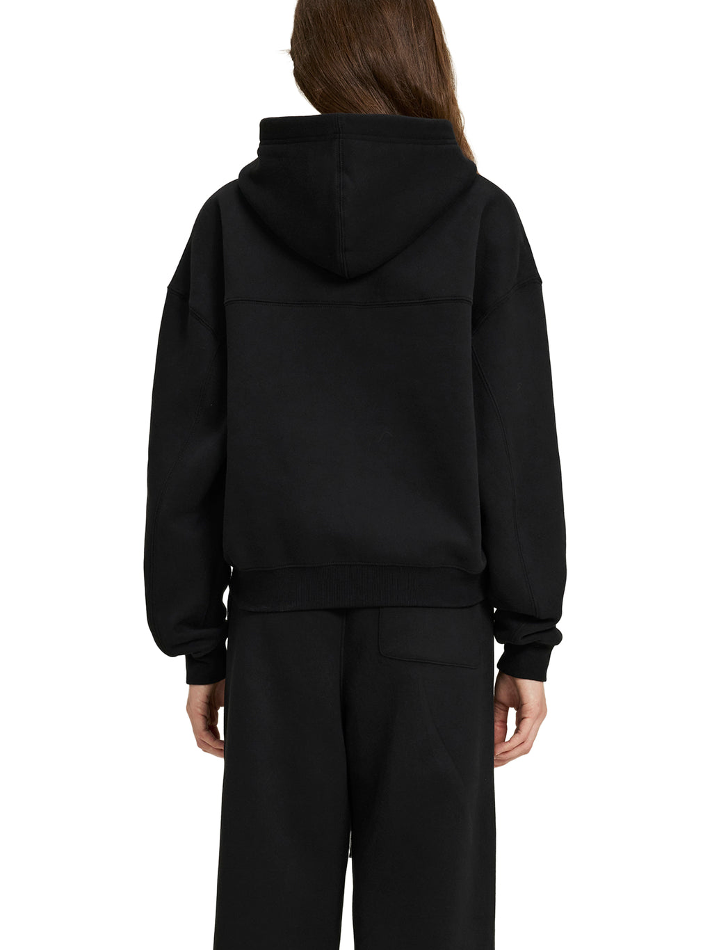 Fleece Zip-Up Boxy Hoodie - Women