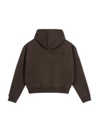 Fleece Zip-Up Boxy Hoodie - Women