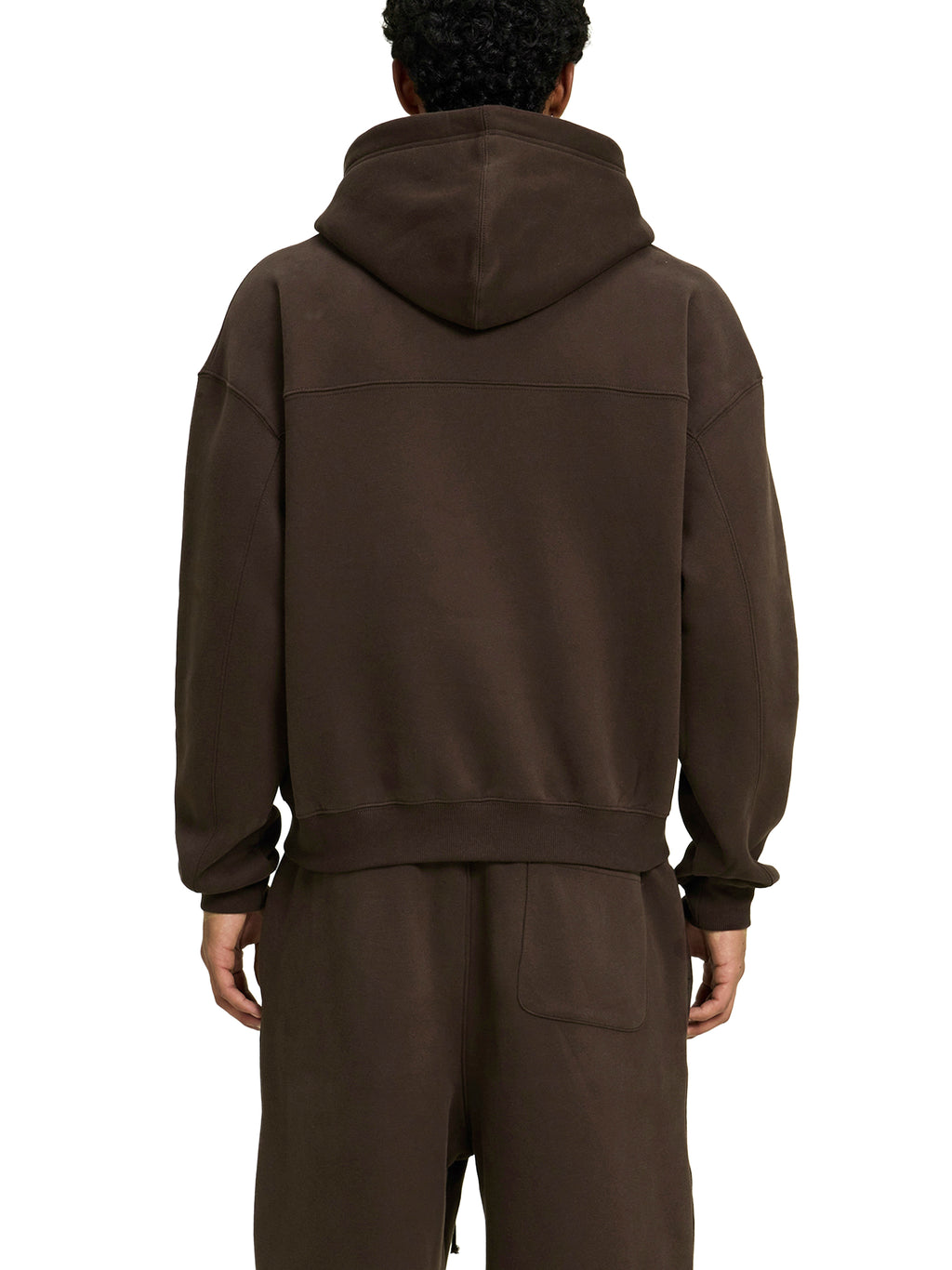 Fleece Zip-Up Boxy Hoodie - Men