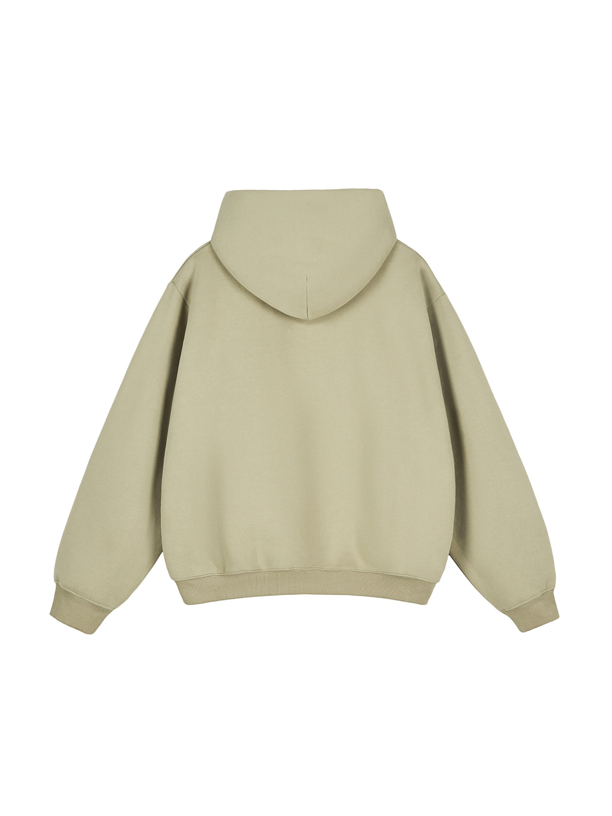 Fleeced Boxy Hoodie
