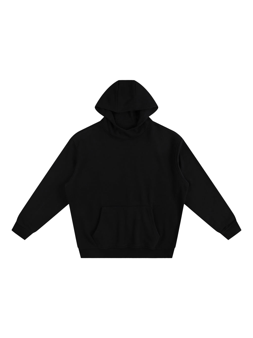 Fleeced High Neck Hoodie