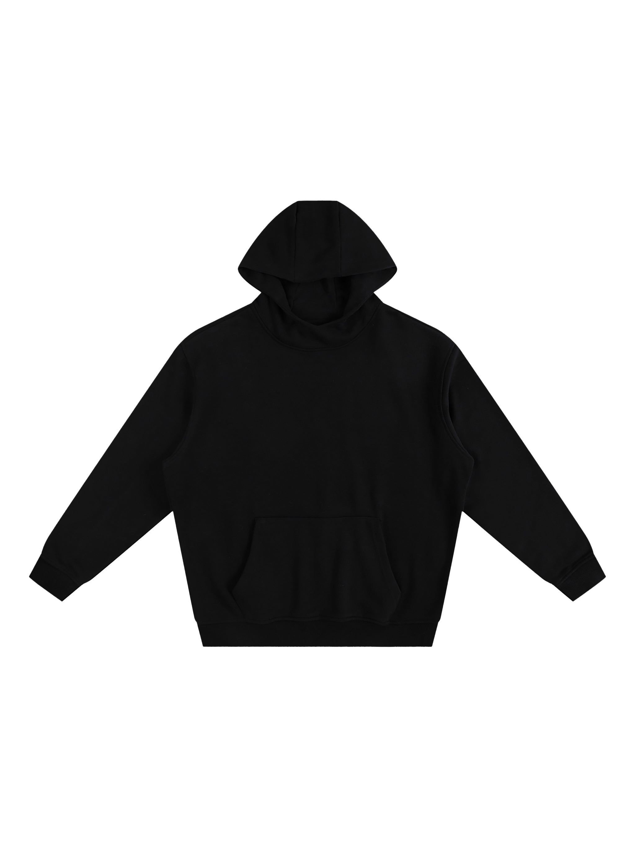 Fleeced High Neck Hoodie