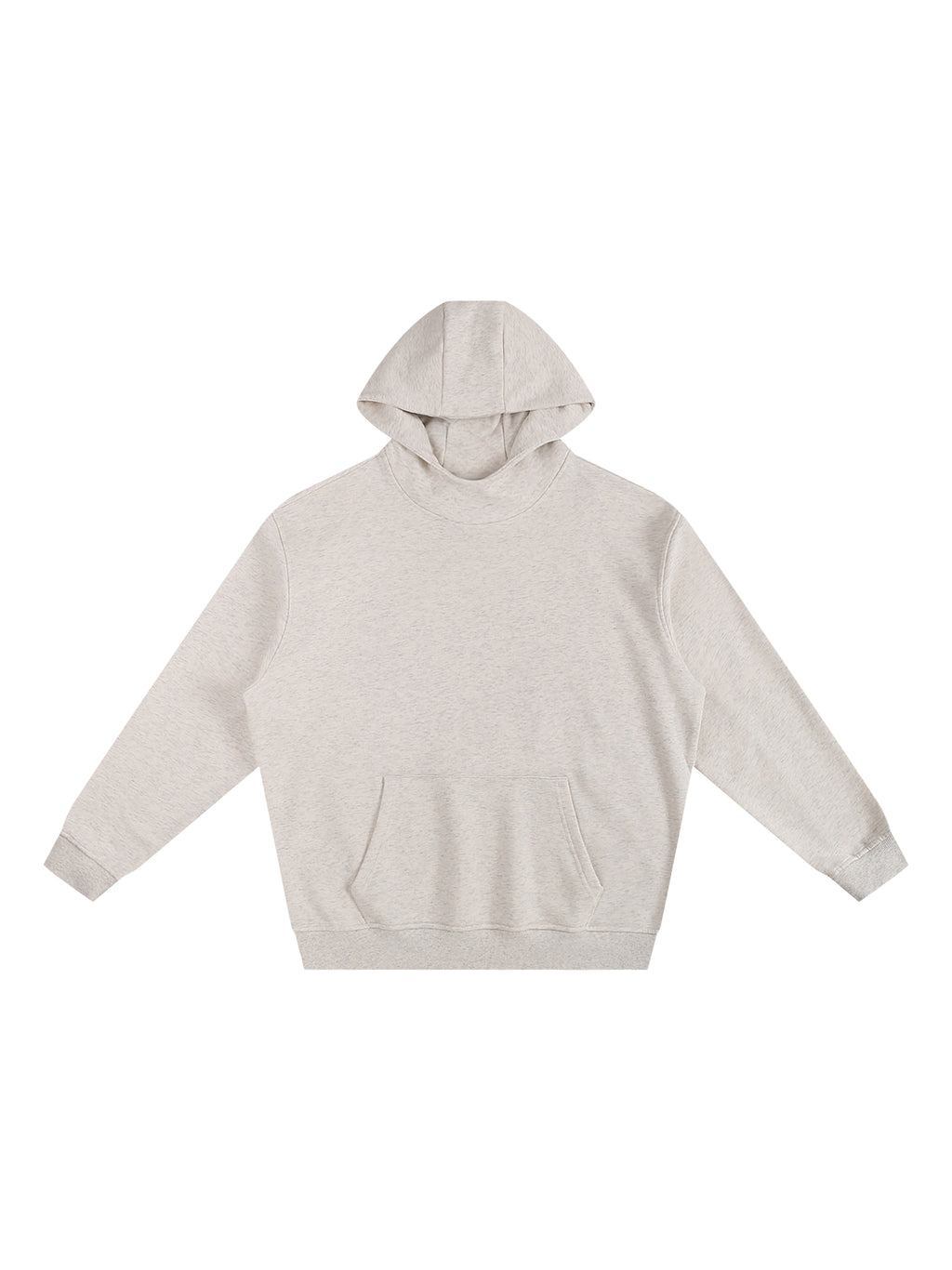 Fleeced High Neck Hoodie