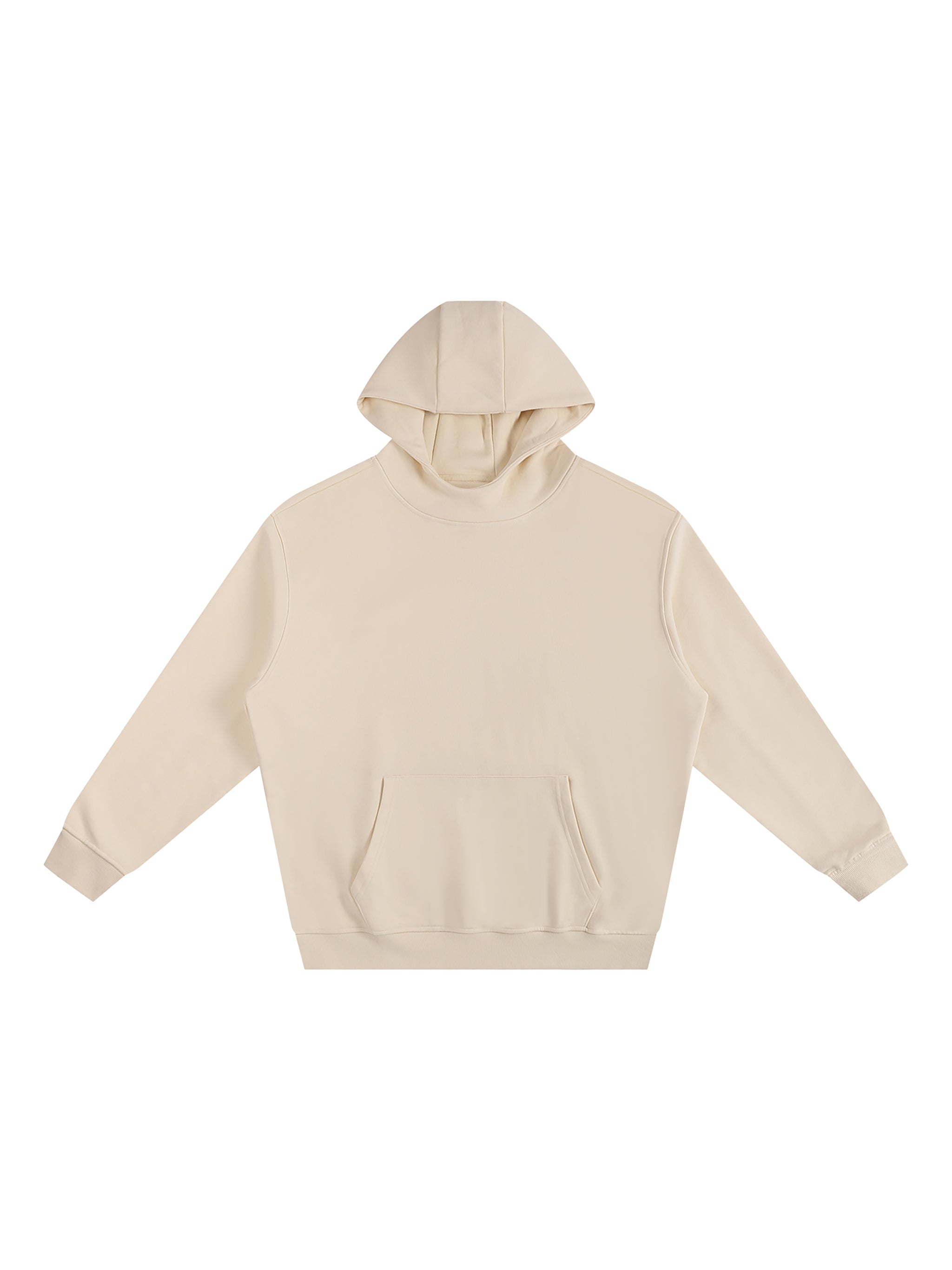 Fleeced High Neck Hoodie