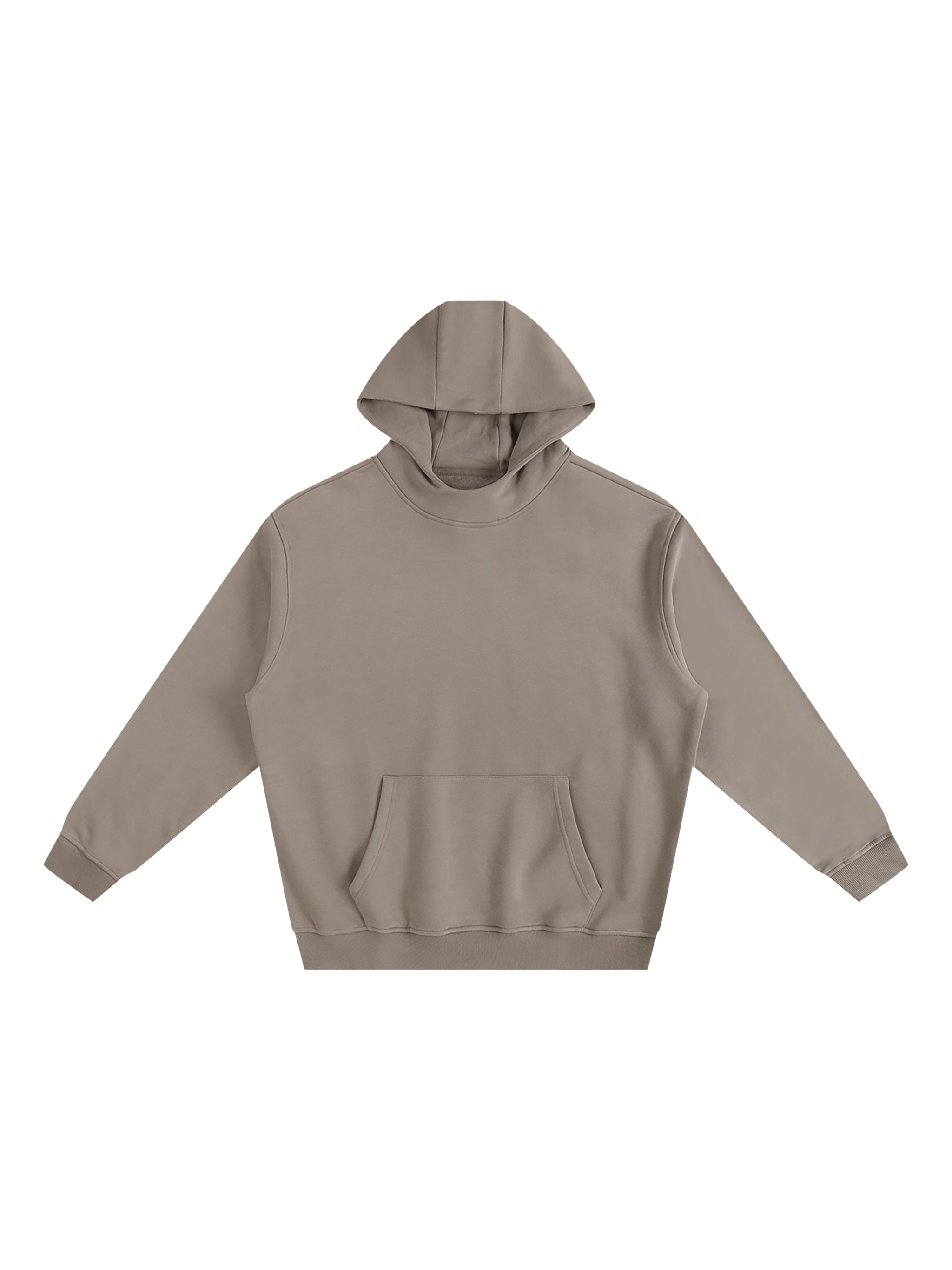 Fleeced High Neck Hoodie