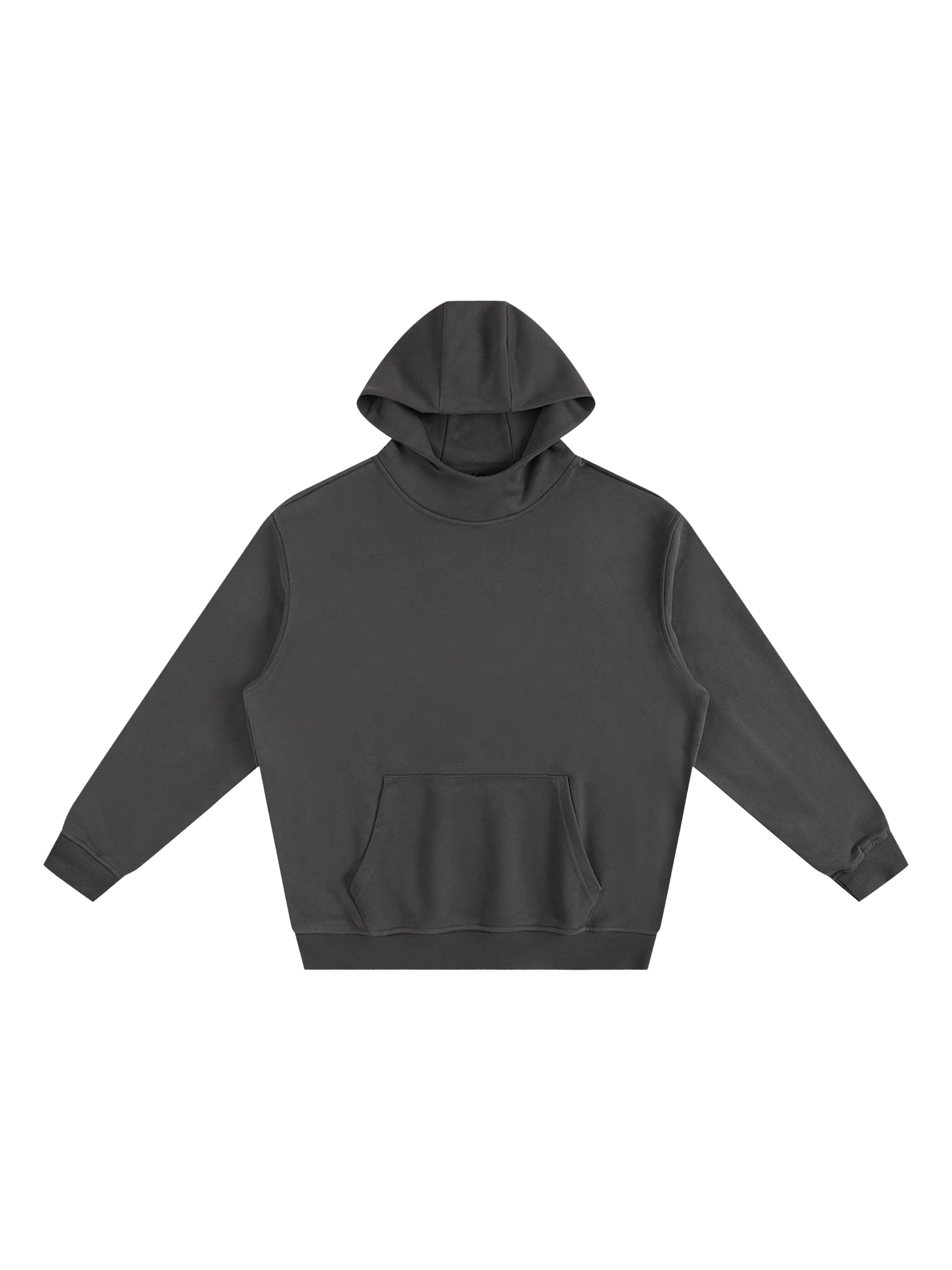Fleeced High Neck Hoodie