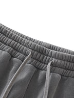 Frayed Enzyme Washed Fleece Sweatpants