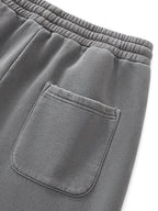 Frayed Enzyme Washed Fleece Sweatpants