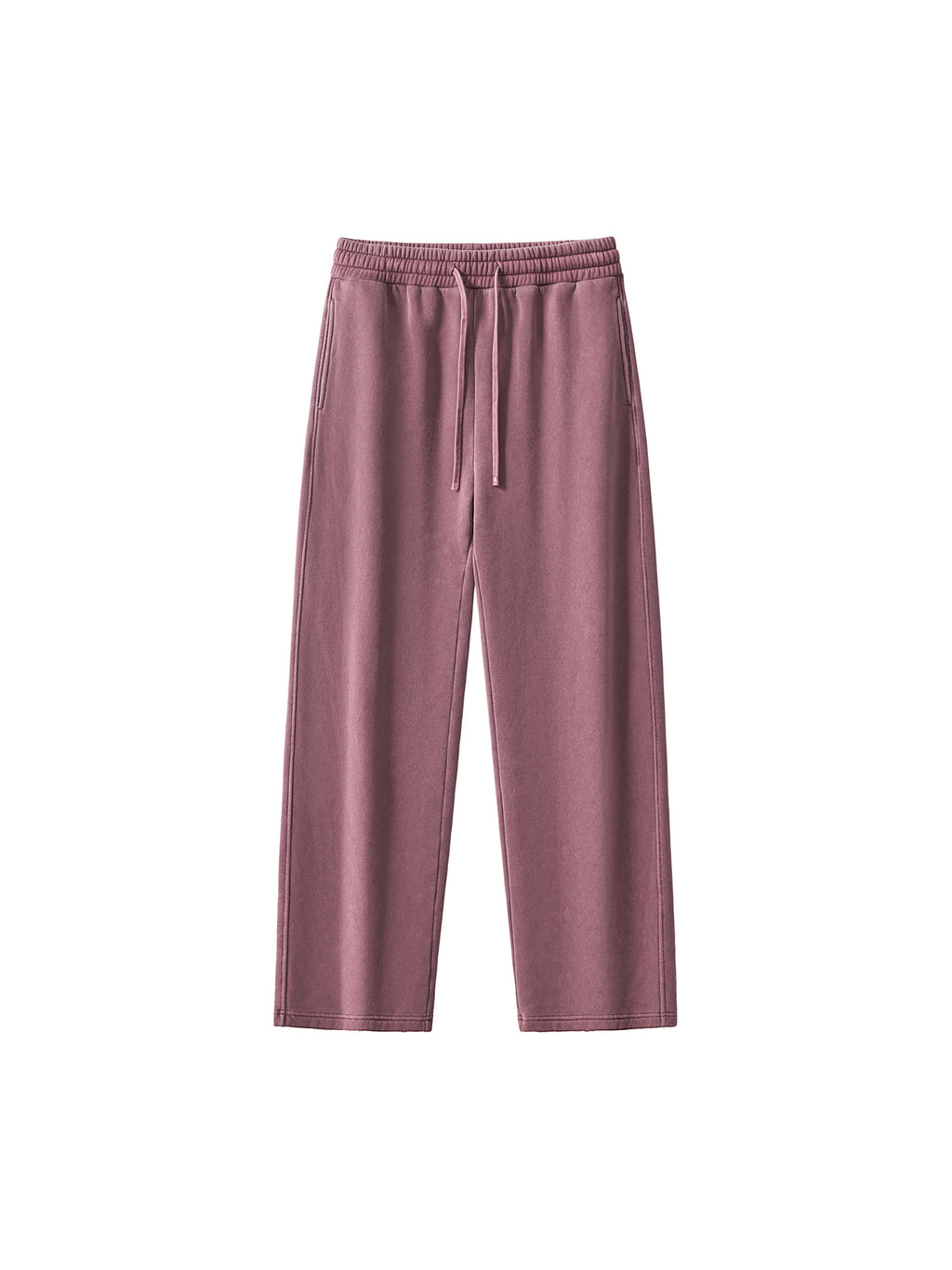 Frayed Enzyme Washed Fleece Sweatpants