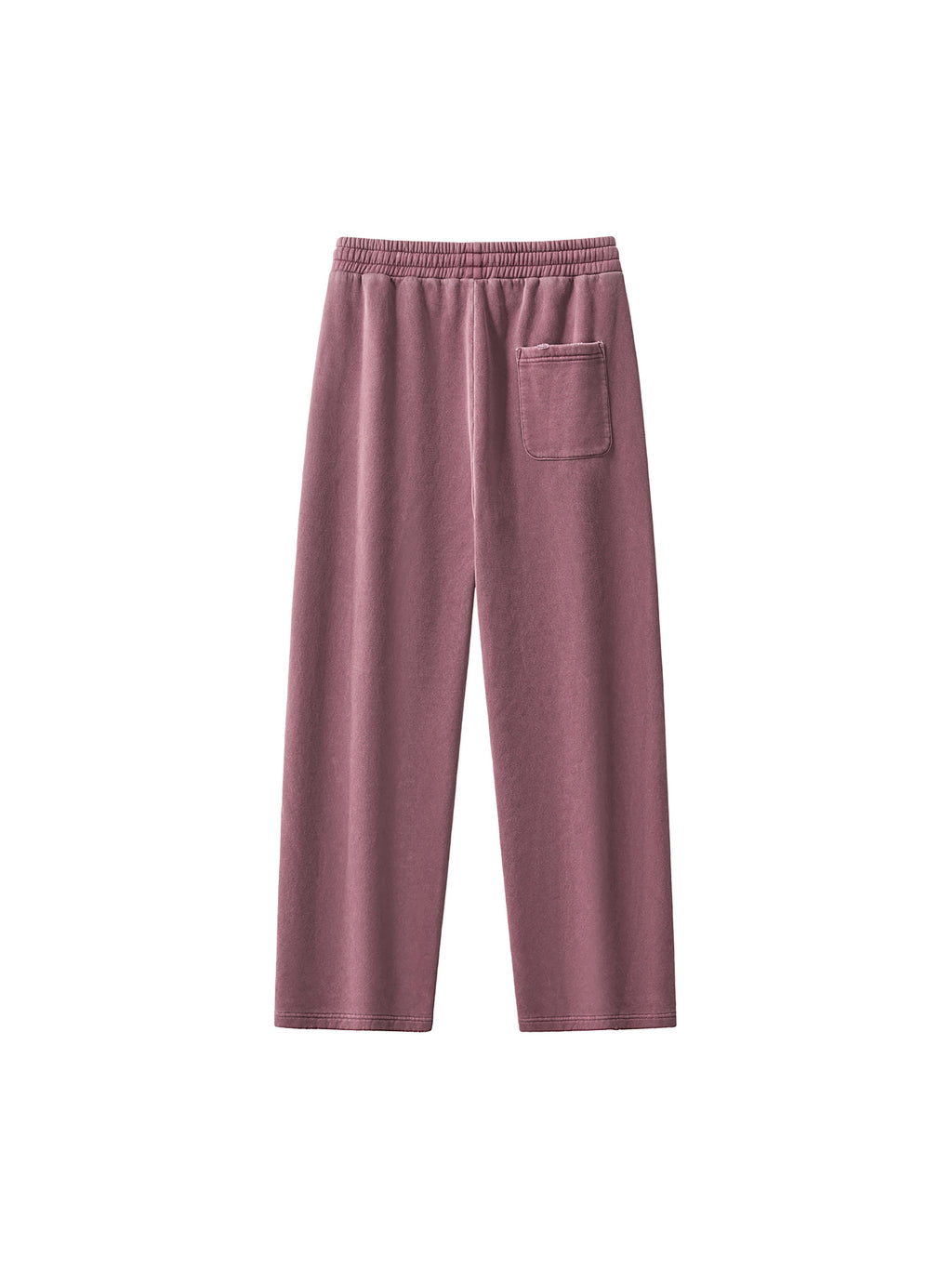 Frayed Enzyme Washed Fleece Sweatpants
