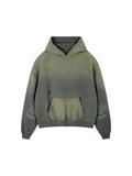 Frayed Sunfade Boxy Fleece Hoodie