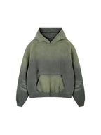 Frayed Sunfade Boxy Fleece Hoodie