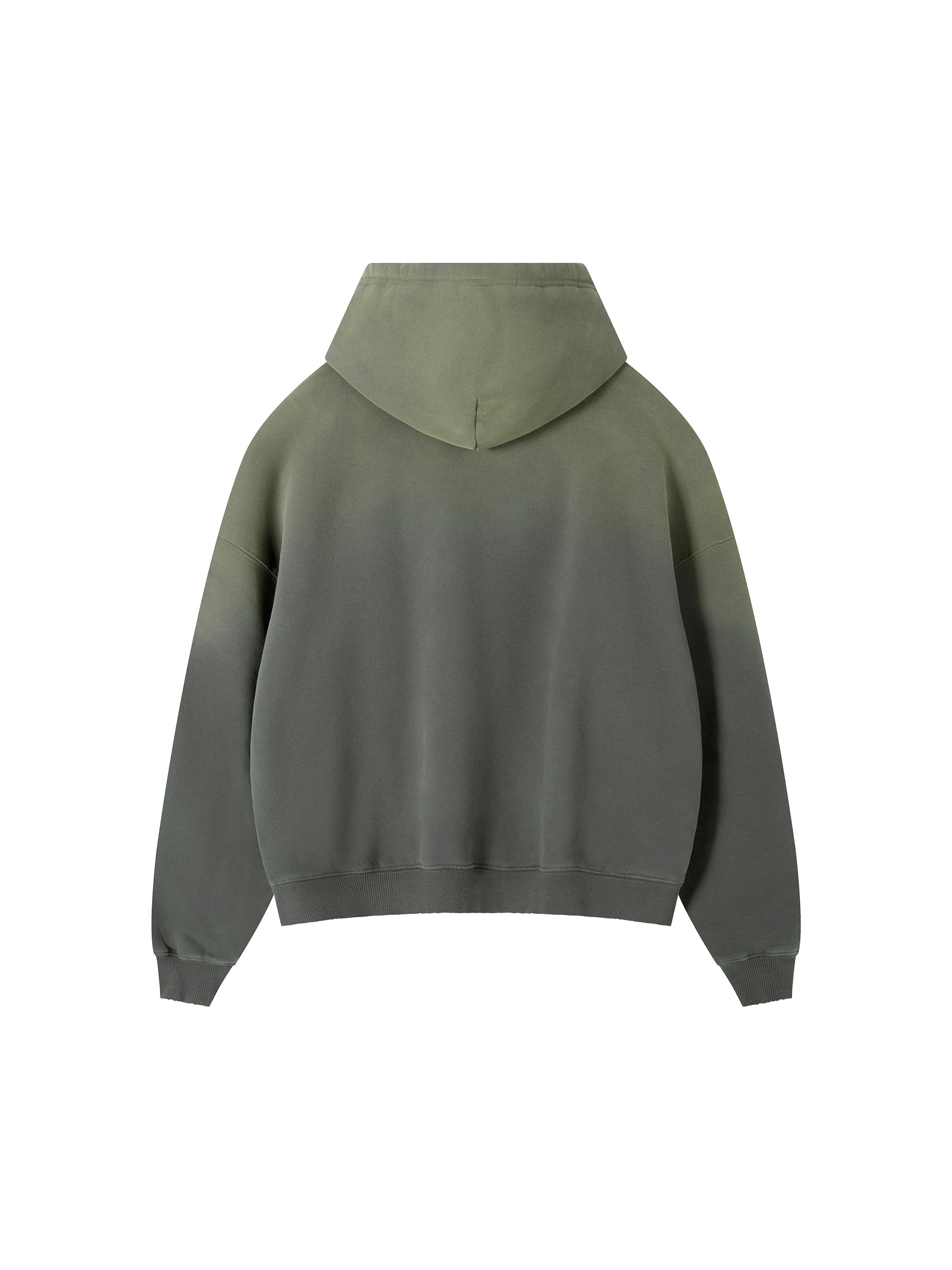 Frayed Sunfade Boxy Fleece Hoodie