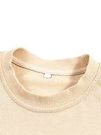 French Terry Raw Edge T-Shirt