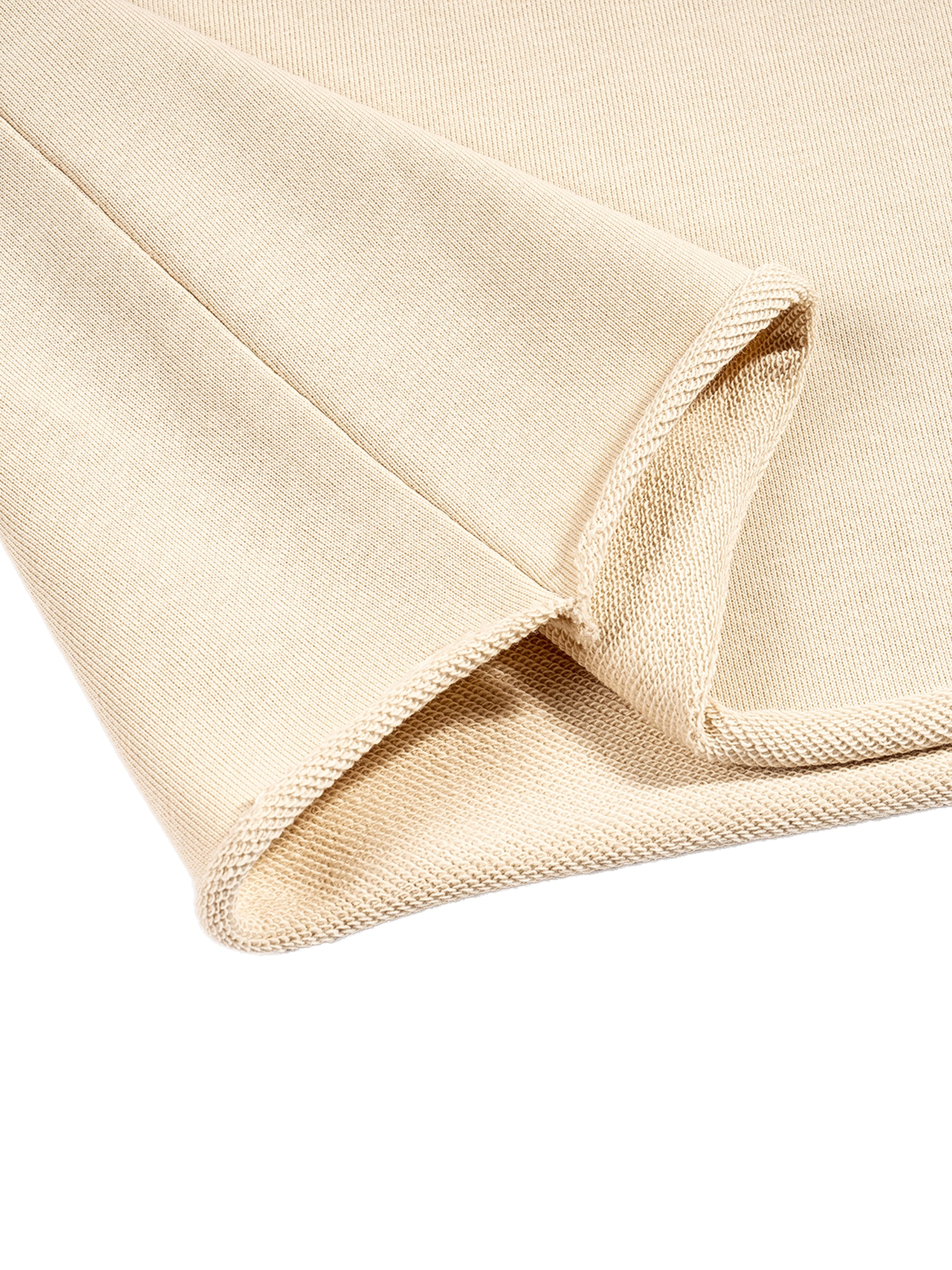 French Terry Raw Edge T-Shirt