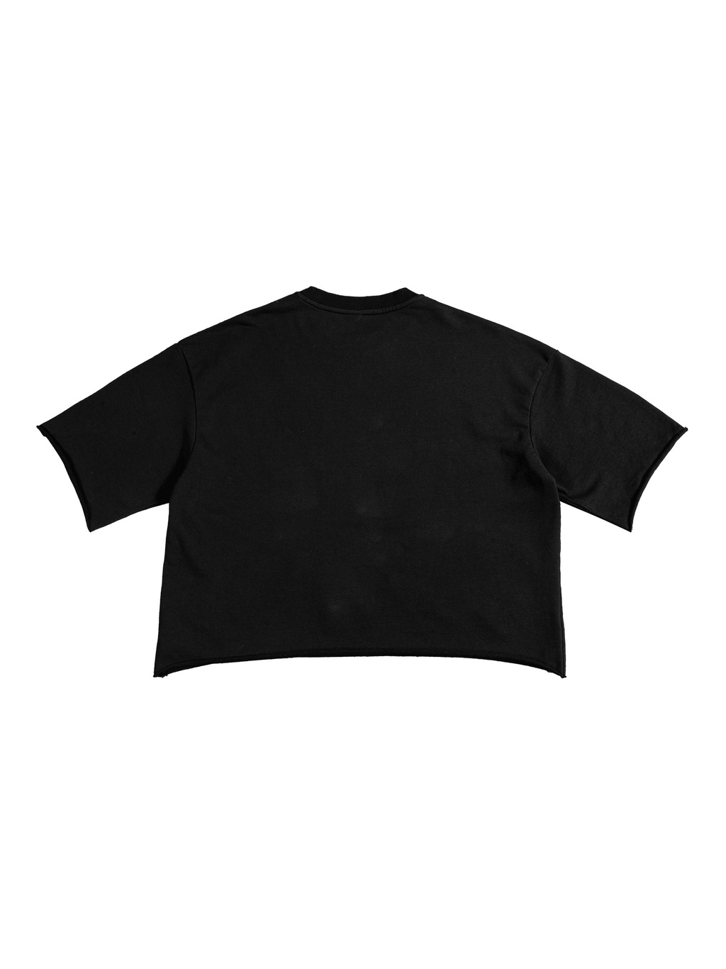 French Terry Raw Edge T-Shirt