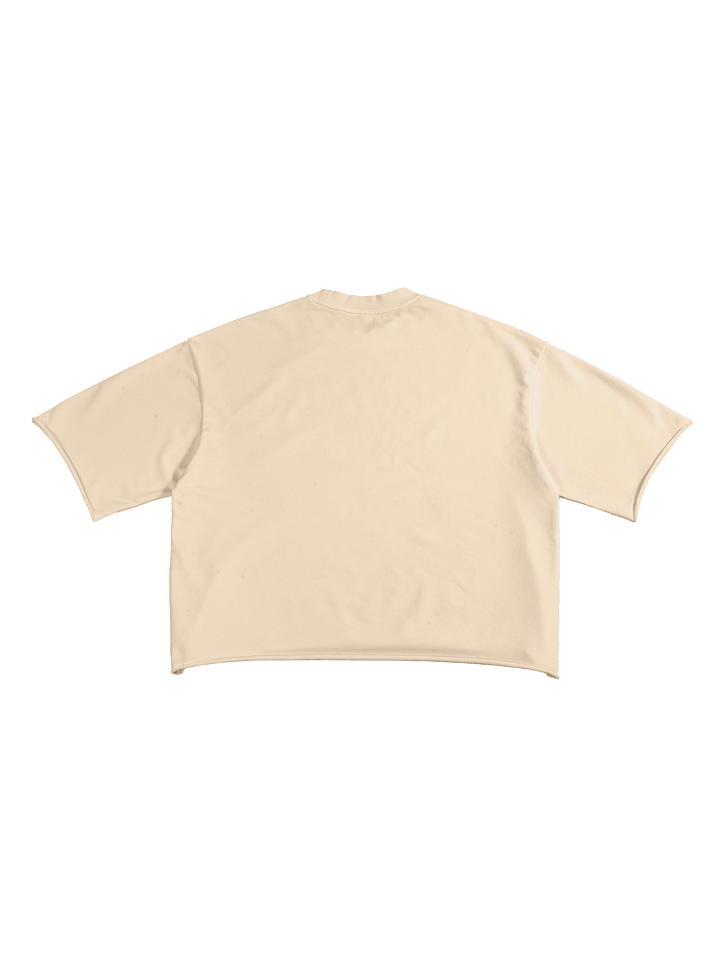 French Terry Raw Edge T-Shirt