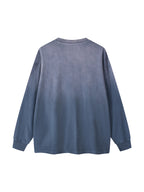 Gradient Washed Long Sleeve T-Shirt
