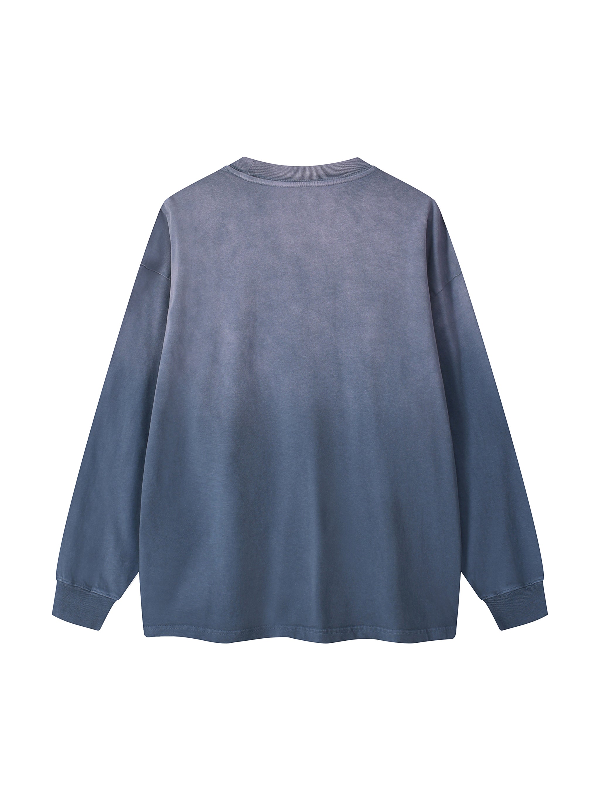 Gradient Washed Long Sleeve T-Shirt