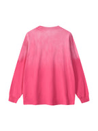 Gradient Washed Long Sleeve T-Shirt