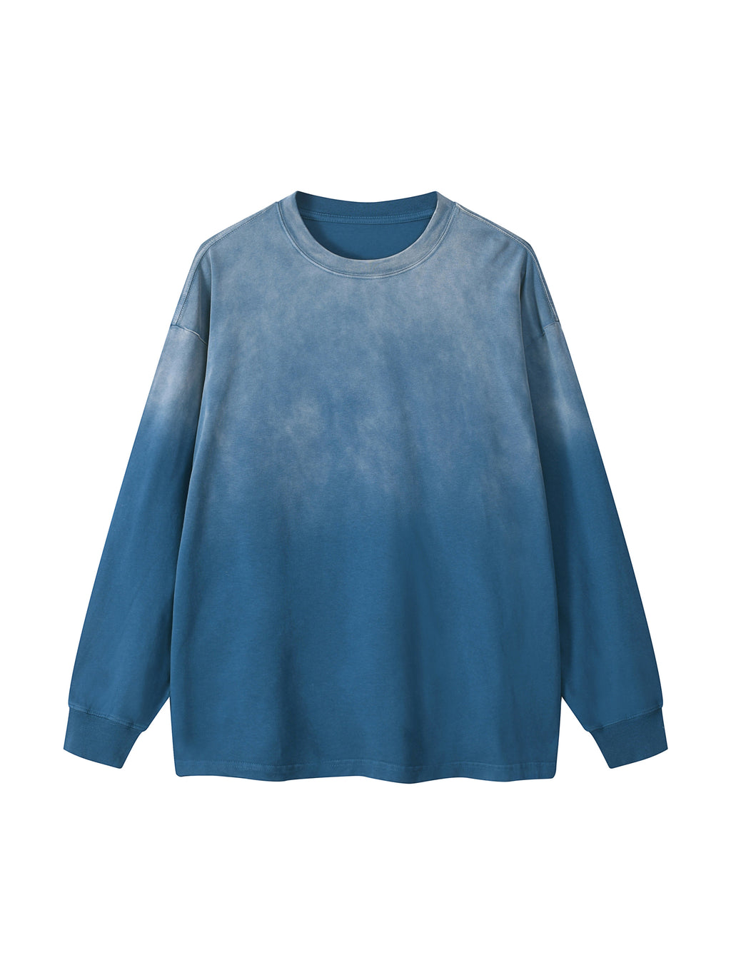 Gradient Washed Long Sleeve T-Shirt