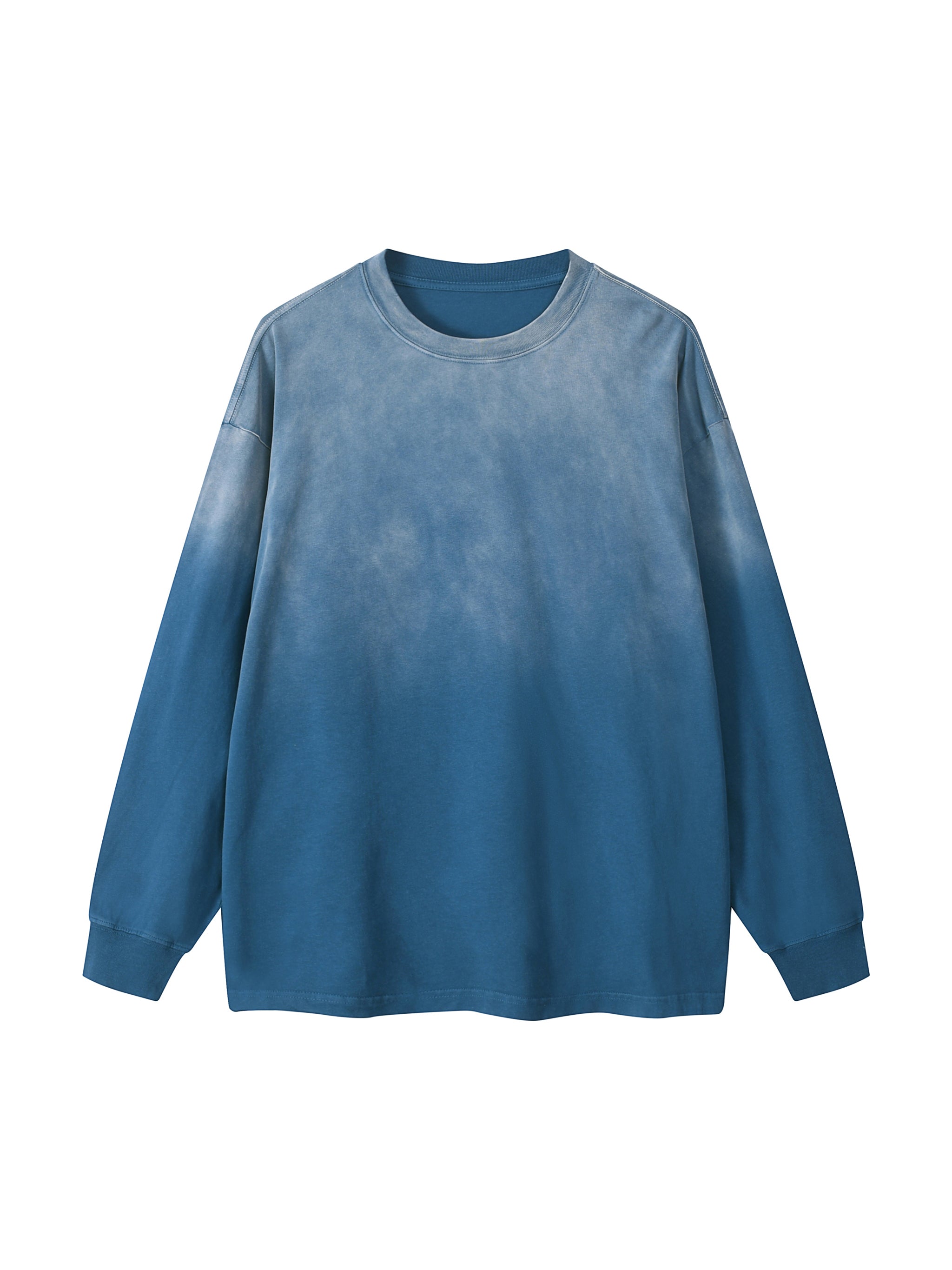 Gradient Washed Long Sleeve T-Shirt