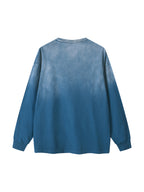 Gradient Washed Long Sleeve T-Shirt