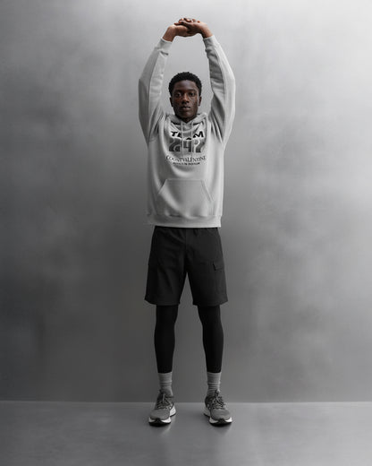 TEAM 247 GREY PERFORMANCE HOODIE