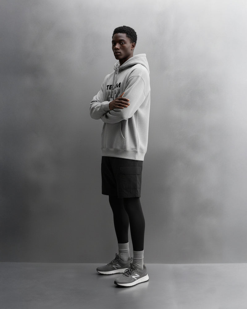 TEAM 247 GREY PERFORMANCE HOODIE