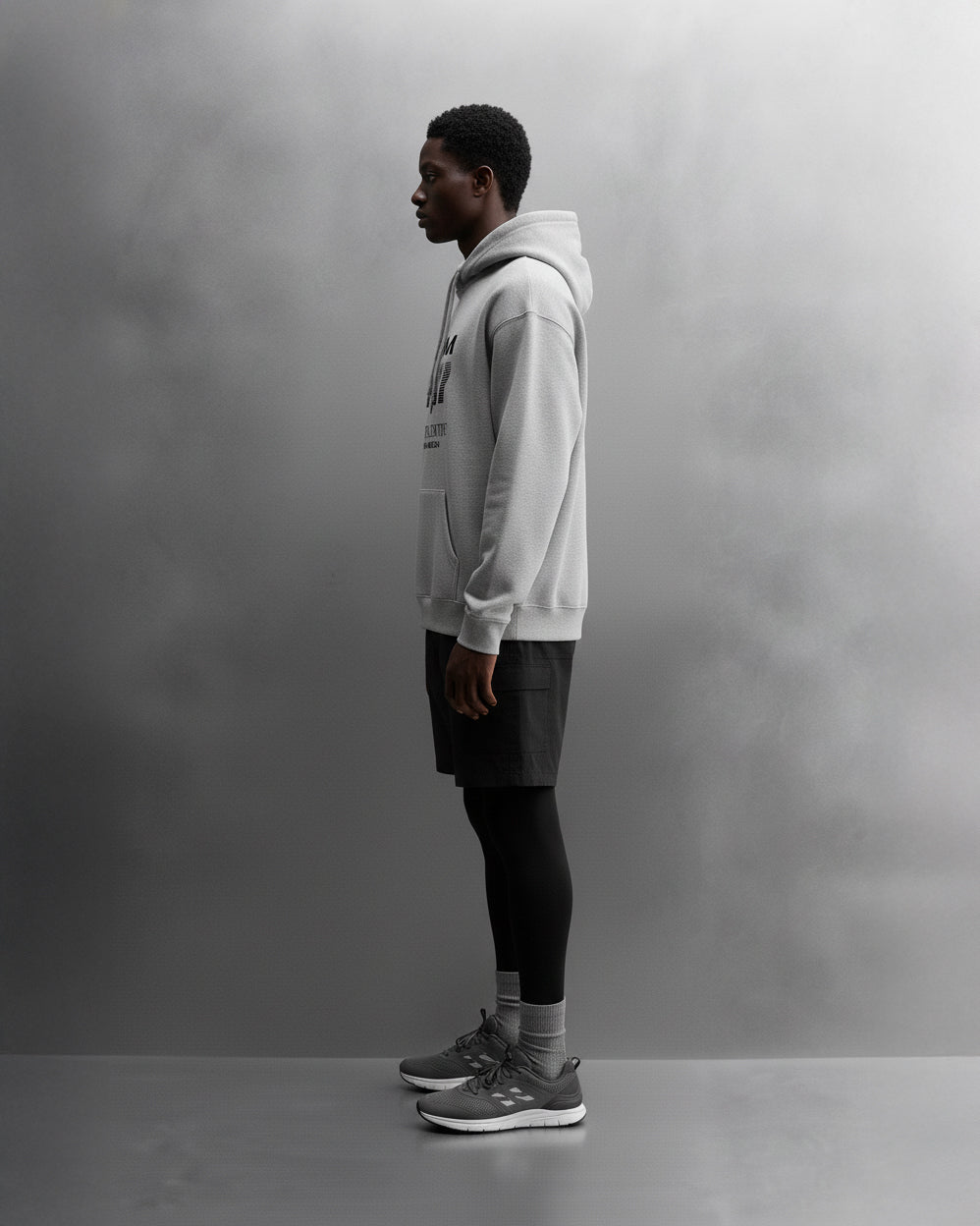 TEAM 247 GREY PERFORMANCE HOODIE