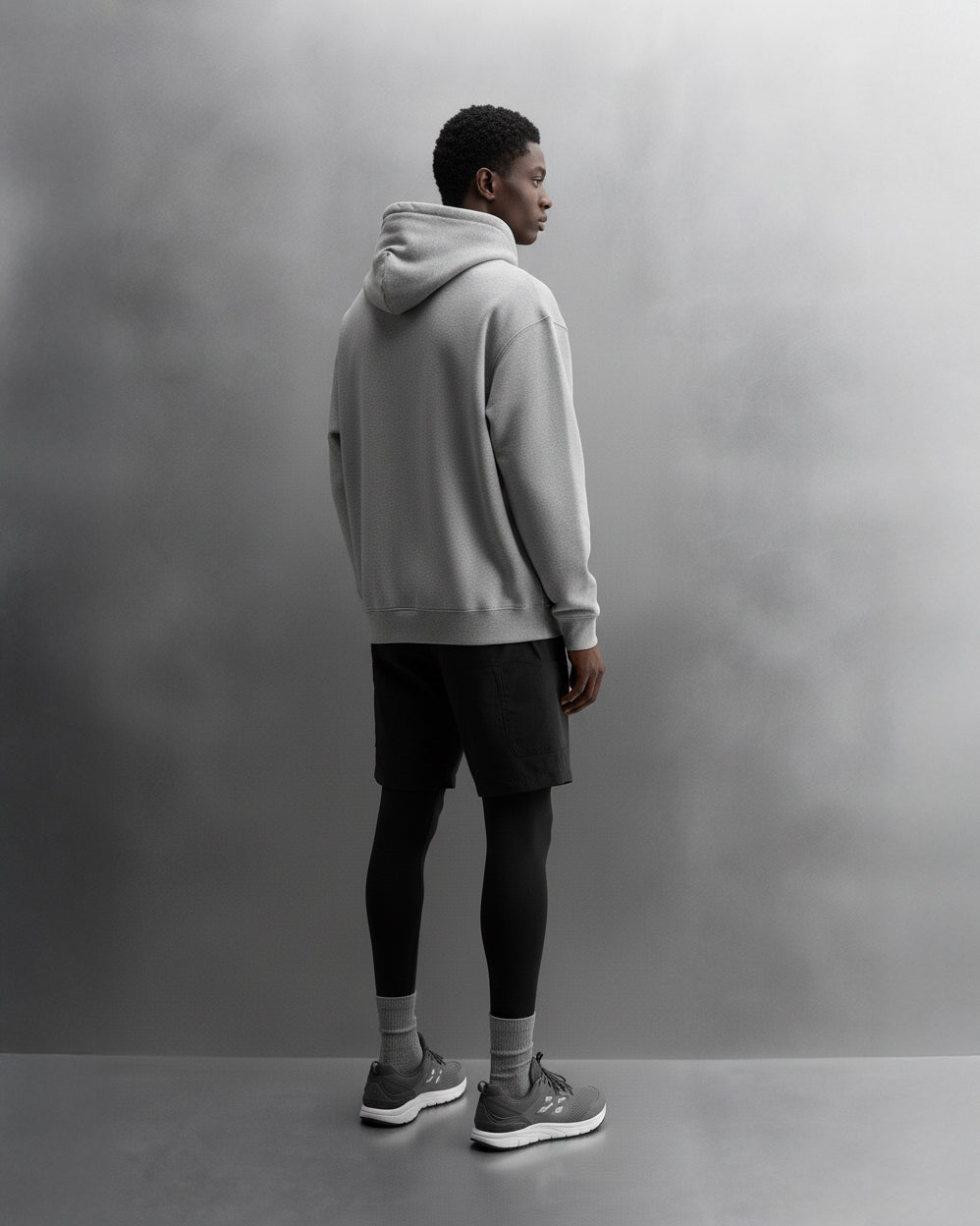 TEAM 247 GREY PERFORMANCE HOODIE