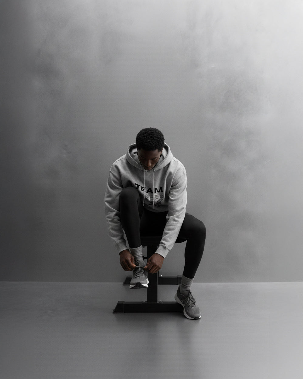 TEAM 247 GREY PERFORMANCE HOODIE