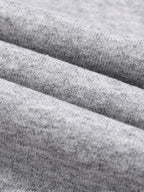 Half-Zip Rolled Edge Fleece Sweatshirt