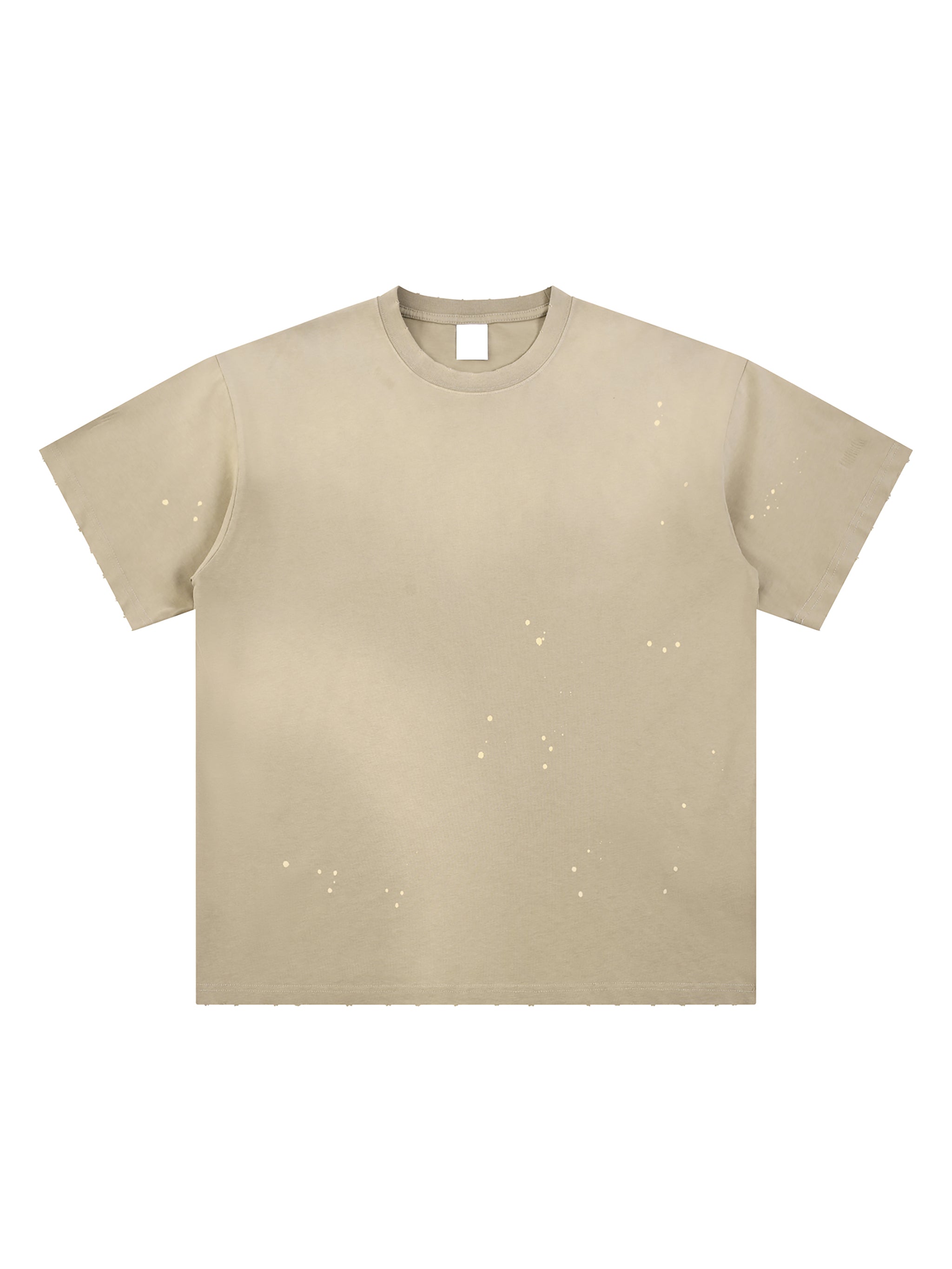 Hand-Frayed Sunfade Paint Splatter T-Shirt