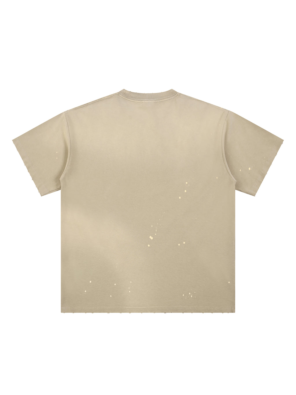 Hand-Frayed Sunfade Paint Splatter T-Shirt