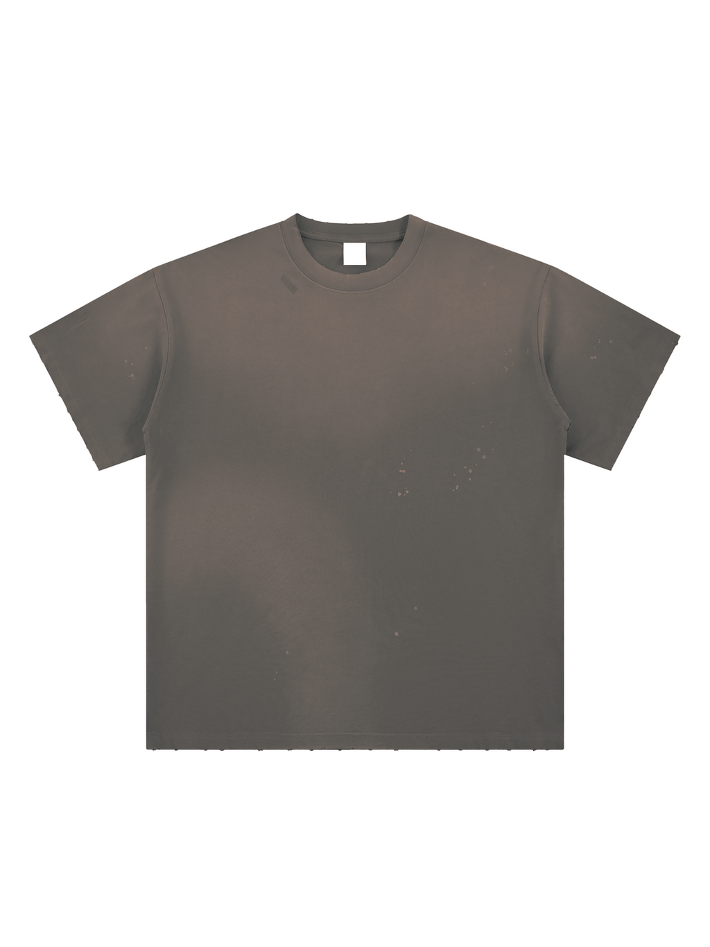 Hand-Frayed Sunfade Paint Splatter T-Shirt
